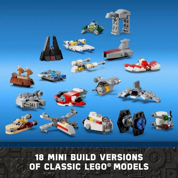 2024 LEGO Star Wars Advent Calendar 6 Characters, Christmas Idea with Minifigures & Mini Builds for Kids - Baig Merchant