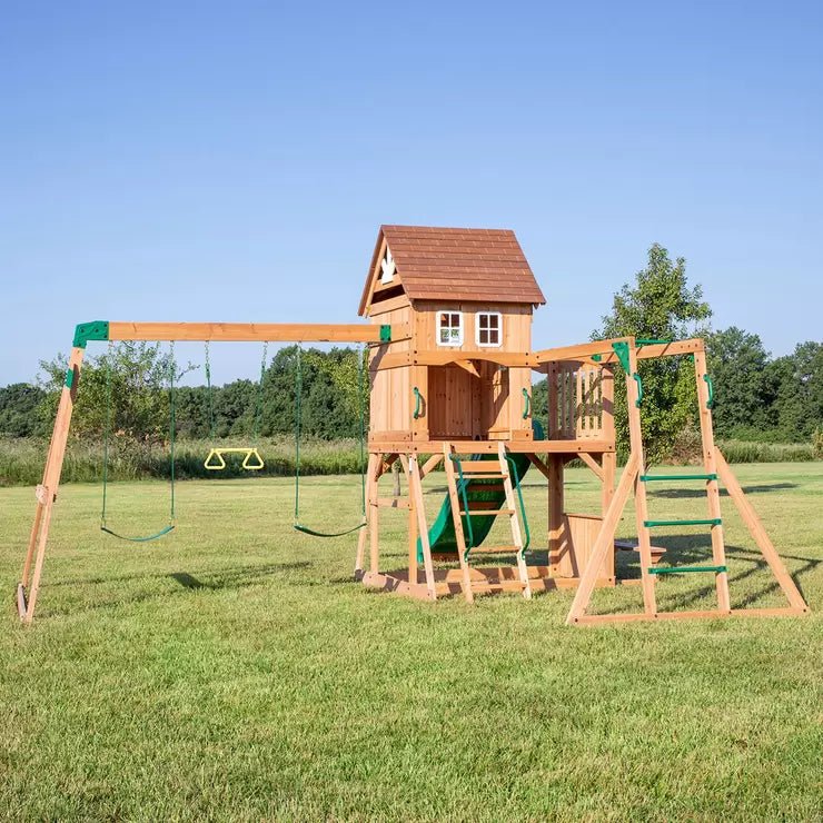 Backyard Discovery Montpellier Swing Set & Playcentre (3 - 10 Years) - Baig Merchant