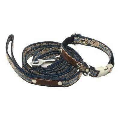 Handmade Designer Cotton Dog Collar for Small Breeds - Baig Merchant