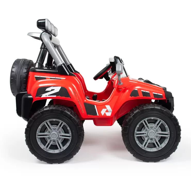 Injusa Monster 24V Electric Ride On Jeep in Red (3+ Years) - Baig Merchant