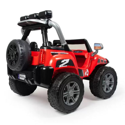 Injusa Monster 24V Electric Ride On Jeep in Red (3+ Years) - Baig Merchant