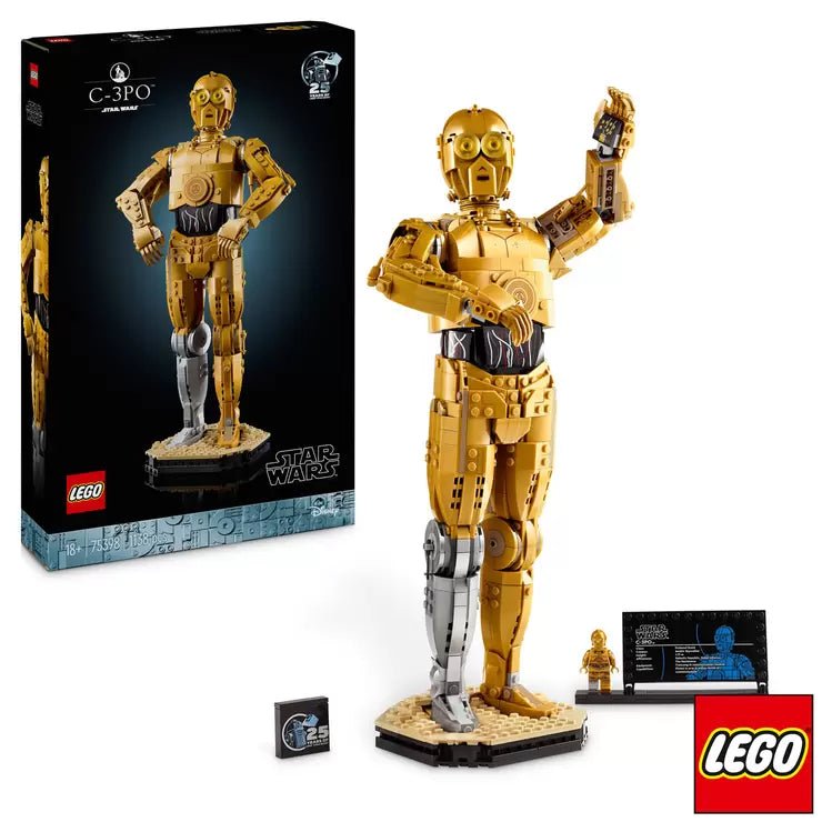 LEGO Star Wars C - 3PO Buildable Display Figure for Adults - Collectible Set - Baig Merchant