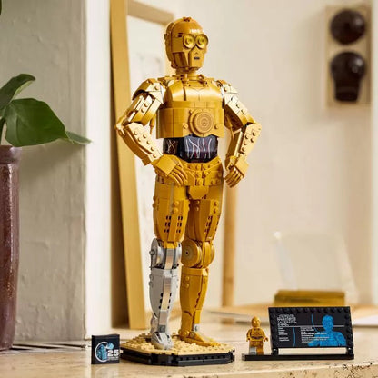 LEGO Star Wars C - 3PO Buildable Display Figure for Adults - Collectible Set - Baig Merchant