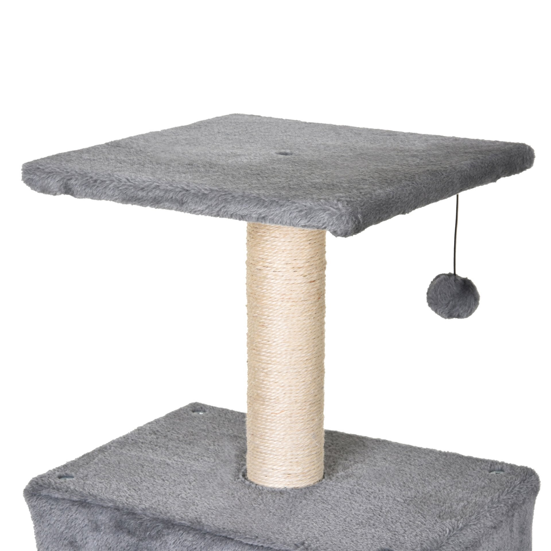 PawHut 130cm Cat Tree Activity Center with Condo, Scratching Post, Ladders & More for Indoor Cats - Baig Merchant