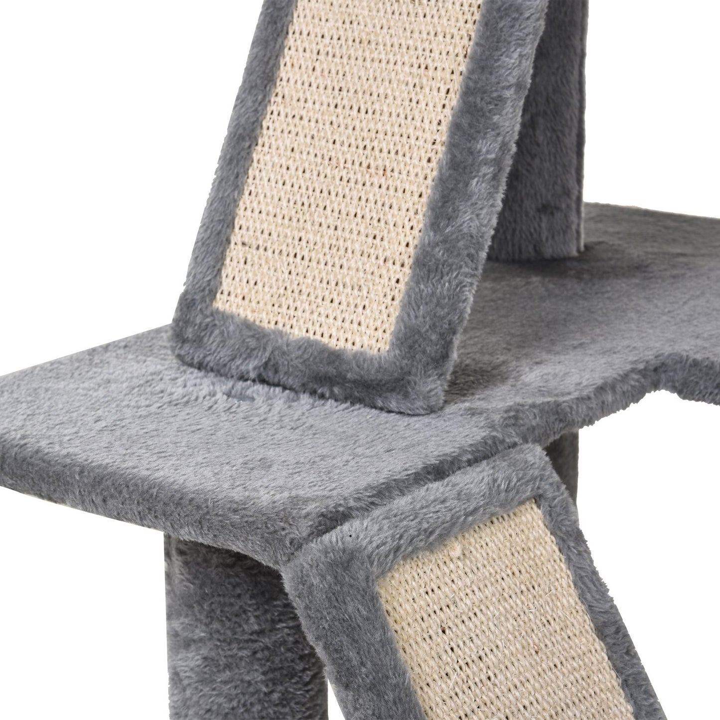 PawHut 130cm Cat Tree Activity Center with Condo, Scratching Post, Ladders & More for Indoor Cats - Baig Merchant