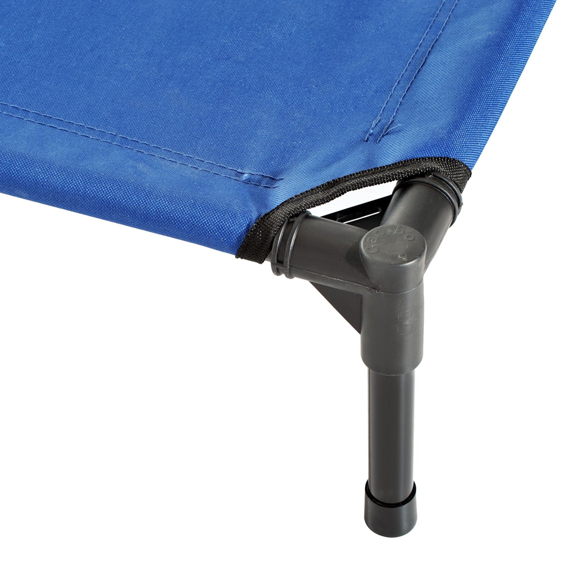 PawHut Raised Dog Bed Cat Elevated Lifted Portable Camping w/ Metal Frame Blue (Medium) - Baig Merchant