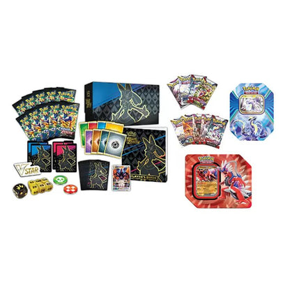 Pokémon TCG Elite Trainer Box & Ex Tin Bundle - Legendary & Starter Packs - Baig Merchant