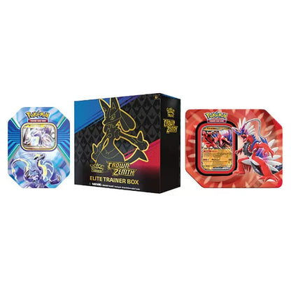 Pokémon TCG Elite Trainer Box & Ex Tin Bundle - Legendary & Starter Packs - Baig Merchant