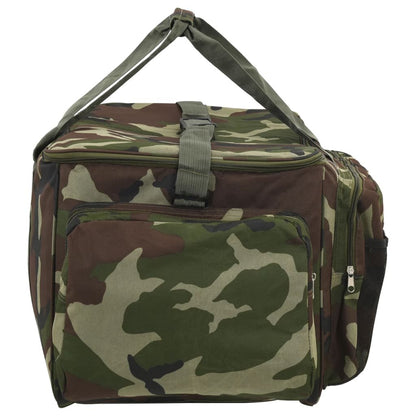 vidaXL Fishing Bag Waterproof Green Camouflage Oxford Fabric - Baig Merchant