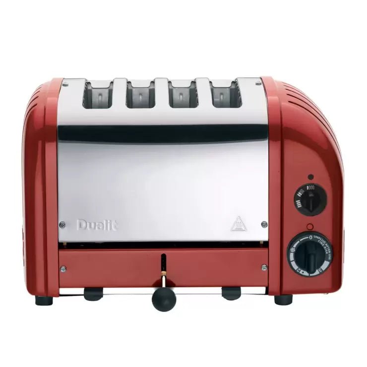 Dualit 4 Slot Classic Toaster With Sandwich Cage, Red 40591 - Baig Merchant