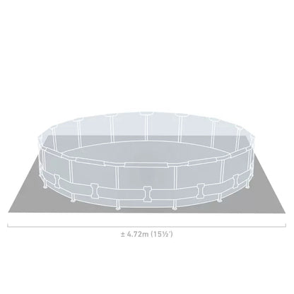 Intex 15ft (4.6m) Prism Frame Round Pool with Filter Pump and Ladder - Baig Merchant