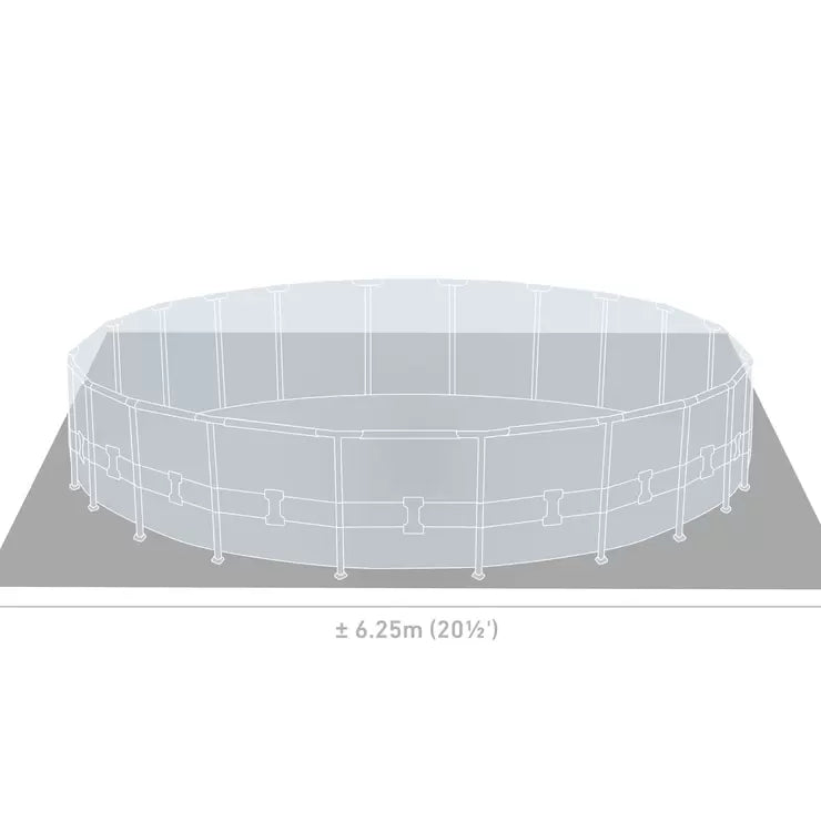 Intex 20ft (6.1m) Prism Frame Pool with Filter Pump and Ladder - Baig Merchant