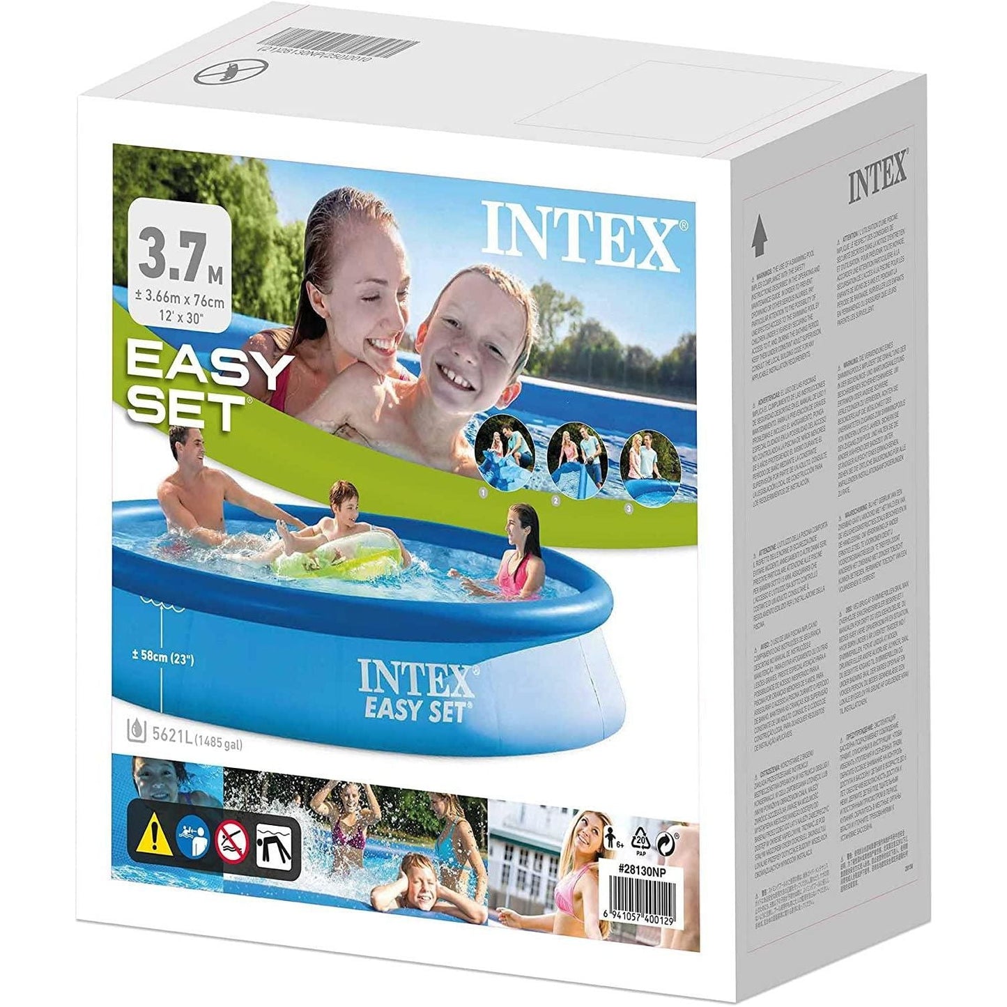 Intex Easy Set Best Seller 12ft Swimming Pool Round Garden Outdoor Inflatable Summer Swimming Pool 28130 - Baig Merchant