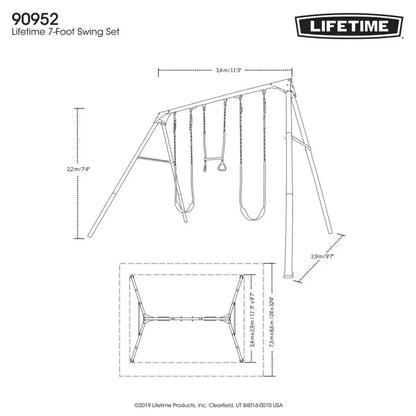 Lifetime 7ft Swing Set (3-12 Years) - Baig Merchant