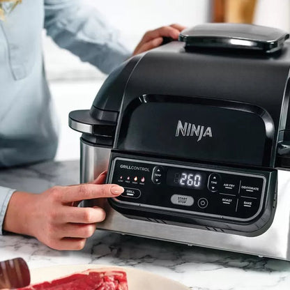 Ninja Foodi Health Grill & Air Fryer Bundle, AG301UKCO - Baig Merchant