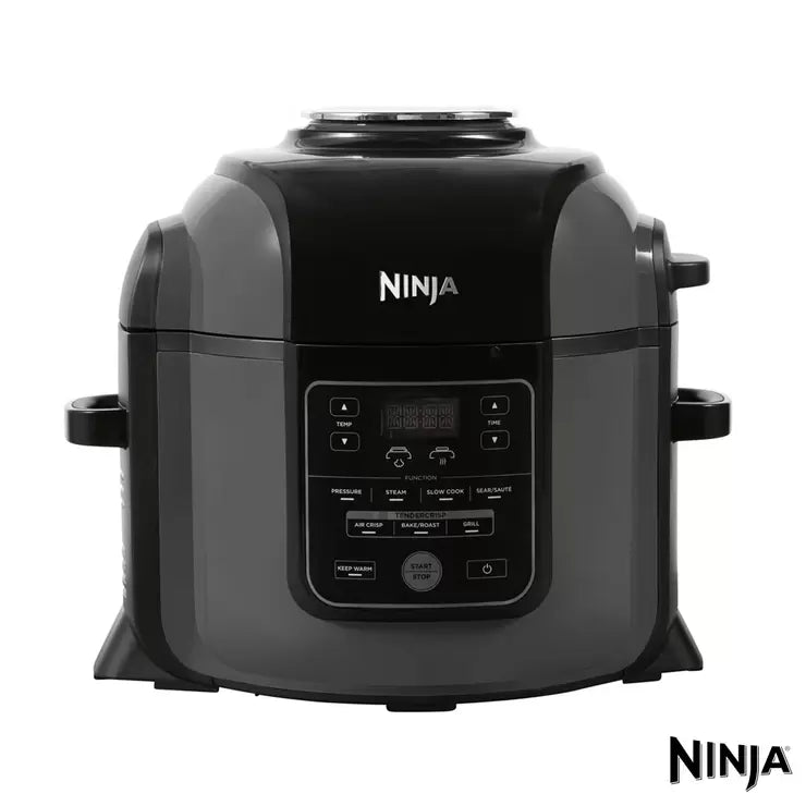 Ninja Foodi MAX Multi-Cooker OP450UK, 7-in-1, 7.5L, Electric Pressure Cooker and Air Fryer, Grey and Black - Baig Merchant