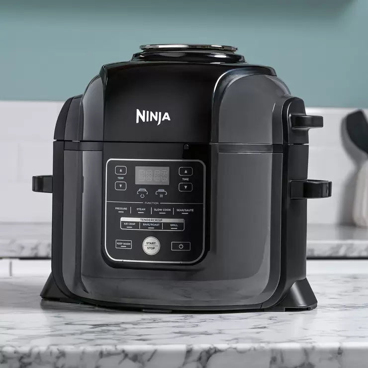 Ninja Foodi MAX Multi-Cooker OP450UK, 7-in-1, 7.5L, Electric Pressure Cooker and Air Fryer, Grey and Black - Baig Merchant