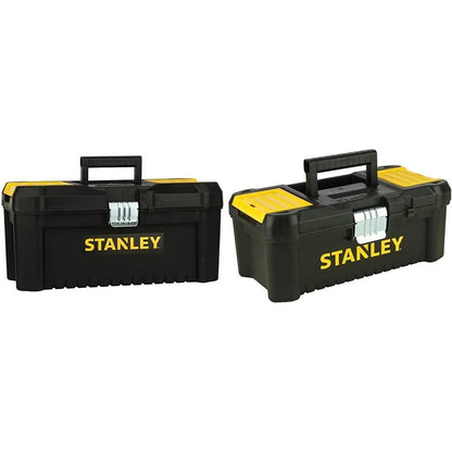 STANLEY STST1-75521 Essential 19 Toolbox with Metal latches, Black/Yellow, Inch - Baig Merchant