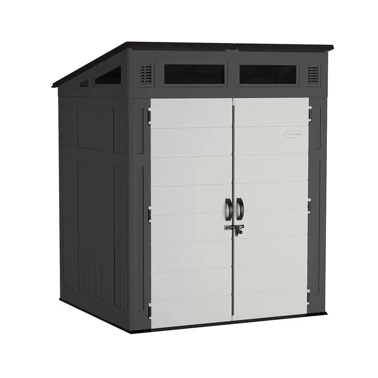 Suncast 6ft 2" x 5ft 8" (1.89 x 1.73m) Modern Storage Shed - Baig Merchant